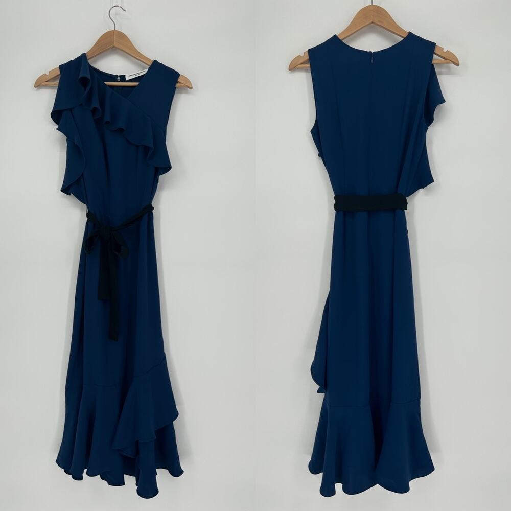 Amanda Uprichard Beverly Dress Navy – Size S